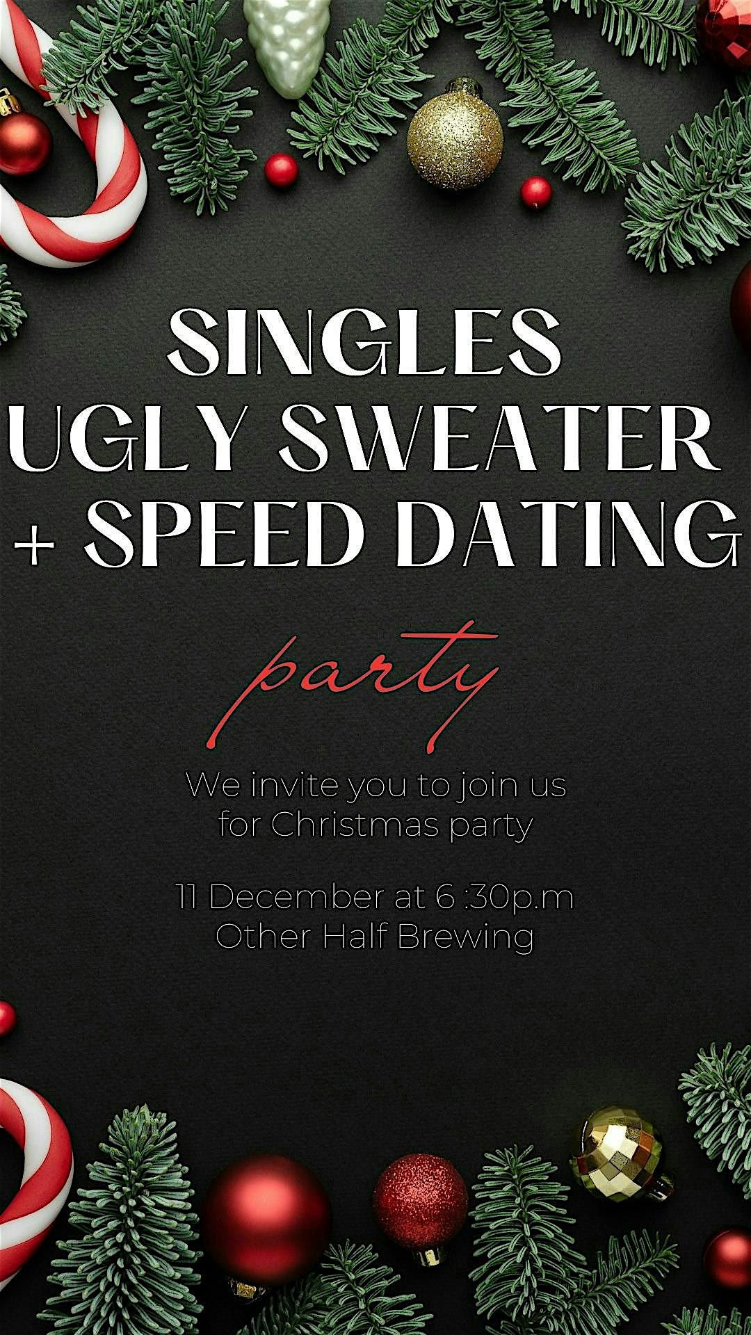 DatePhiladelphia  SINGLES Speed dating & Holiday Ugly Sweater Party