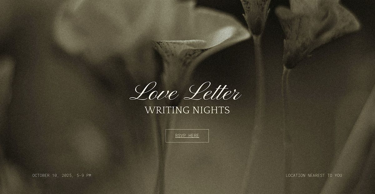 Love Letter Writing Nights