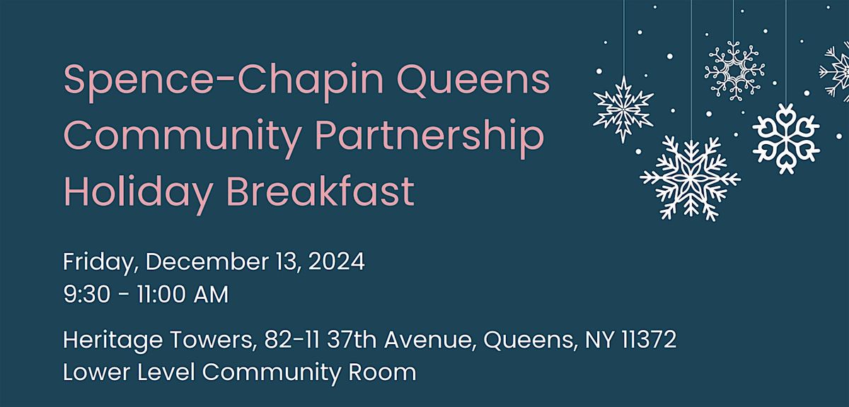 Spence-Chapin Queens Community Partnership Holiday Breakfast