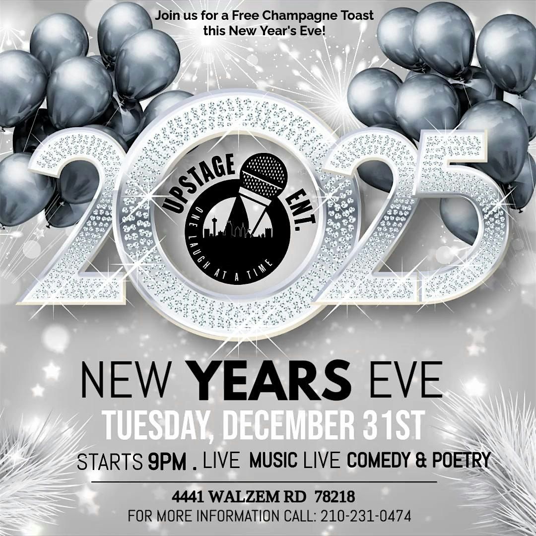 NEW YEAR'S EVE BASH - LIVE MUSIC, COMEDY & POETRY (FREE CHAMPAGNE TOAST)