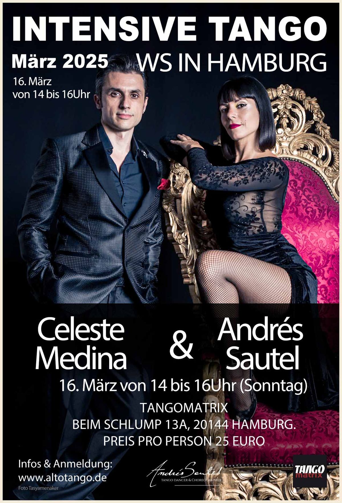 Instensive Tango Workshop with Andres & Celeste in Hamburg