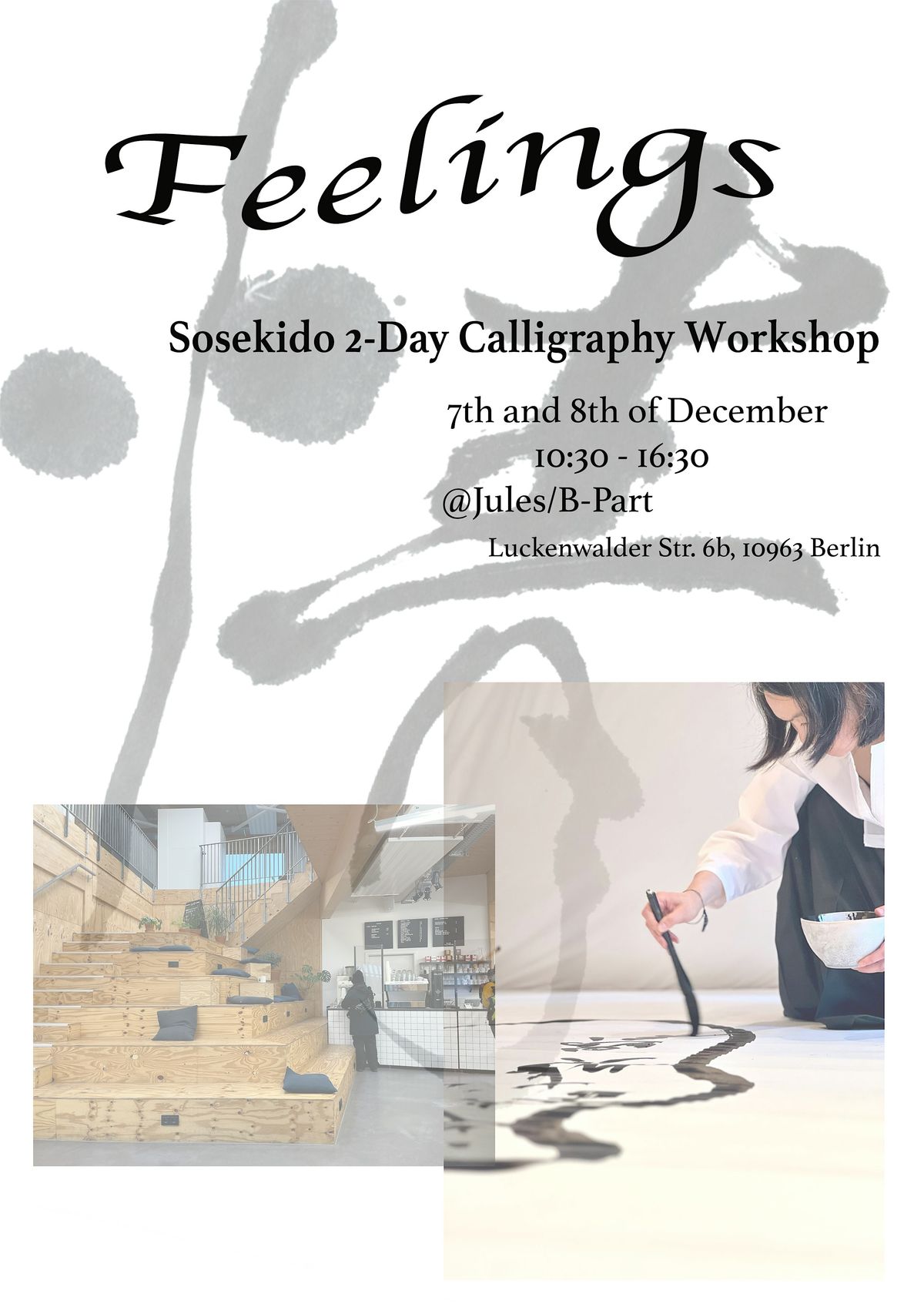 2-Day Calligraphy Workshop "Feelings"