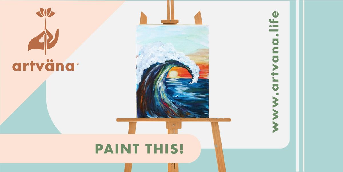 Artvana Paint & Sip at Cranes Castle in Bremerton August 2025