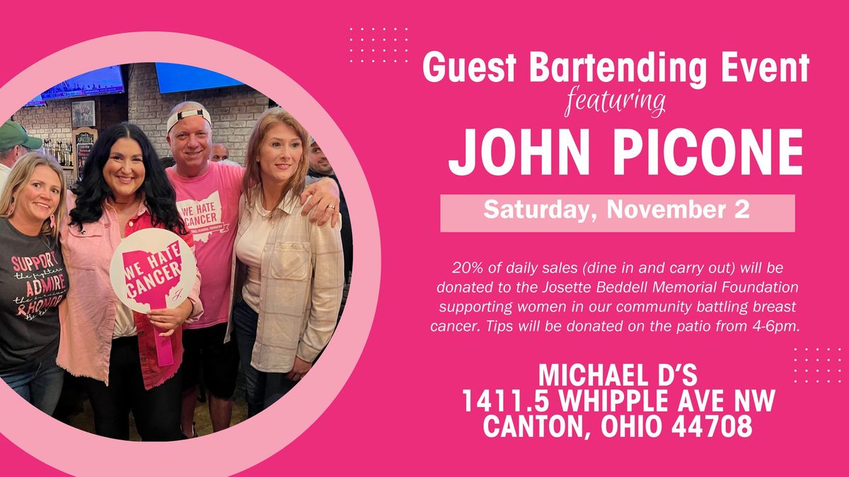 Guest Bartending- John Picone