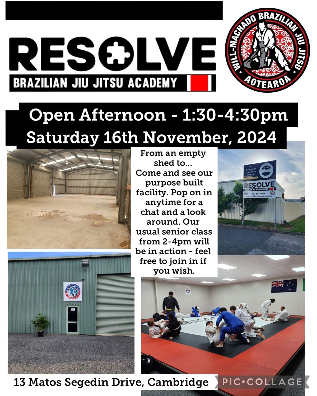 Resolve BJJ Open Afternoon 