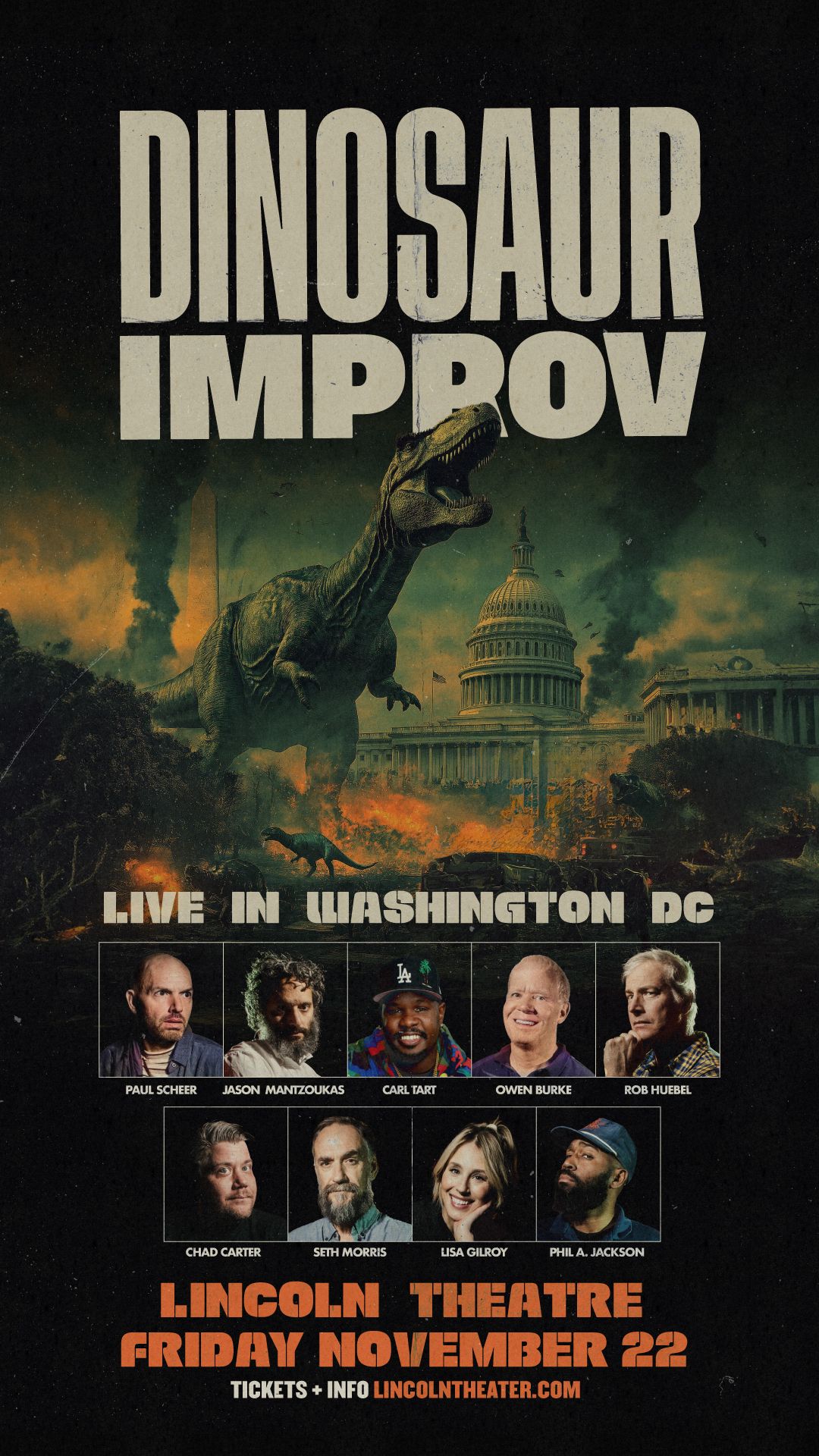 Dinosaur Improv Live in Washington DC 