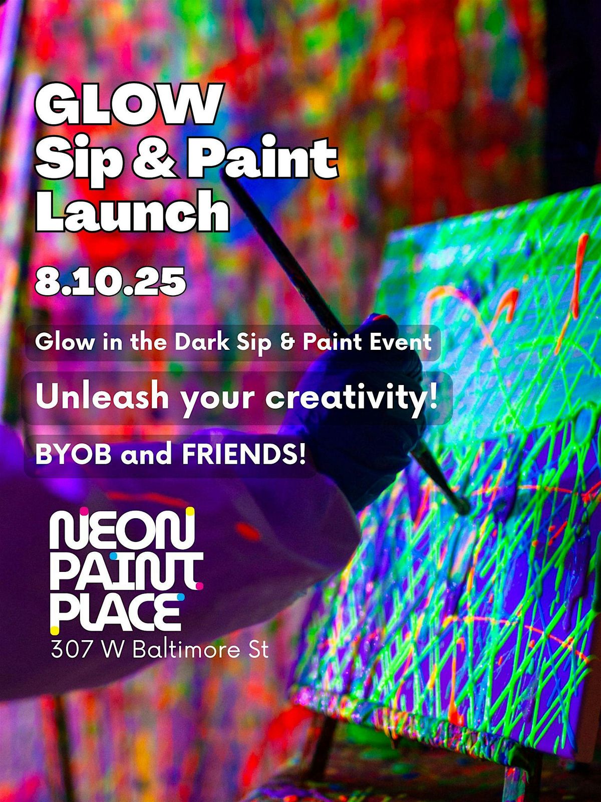 Copy of NEON SIP & PAINT SALE