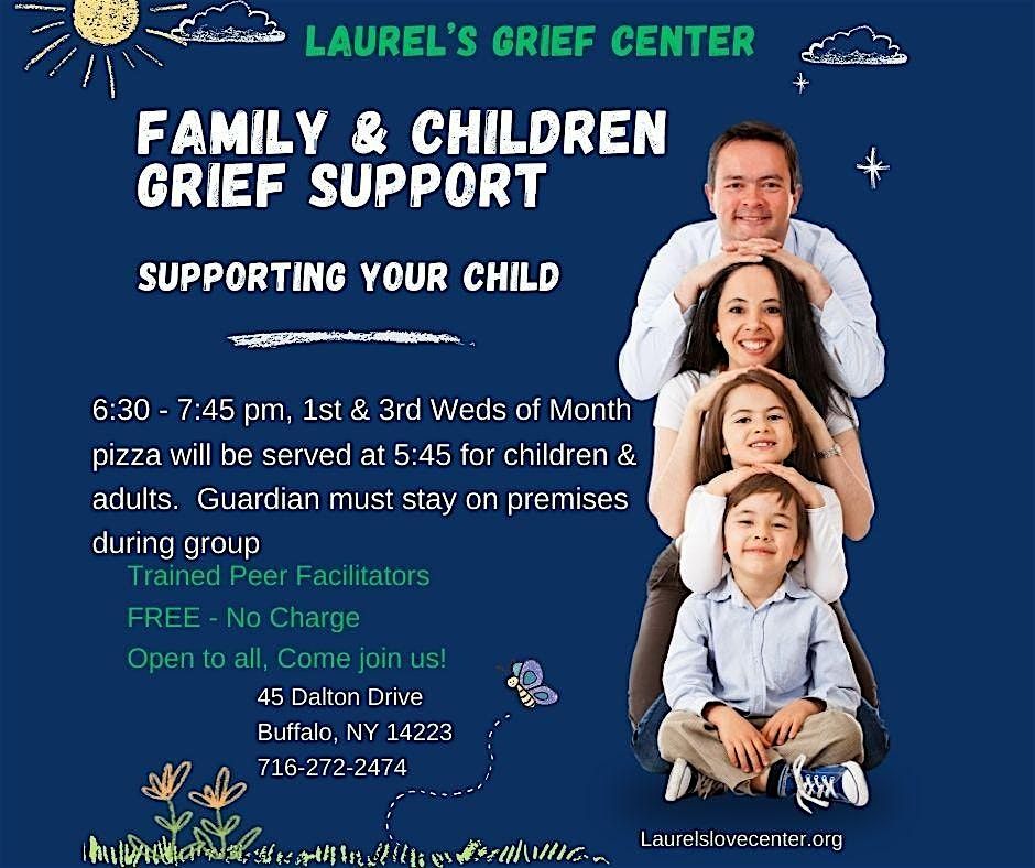 Family & Children Grief Support at Laurel's Grief Center
