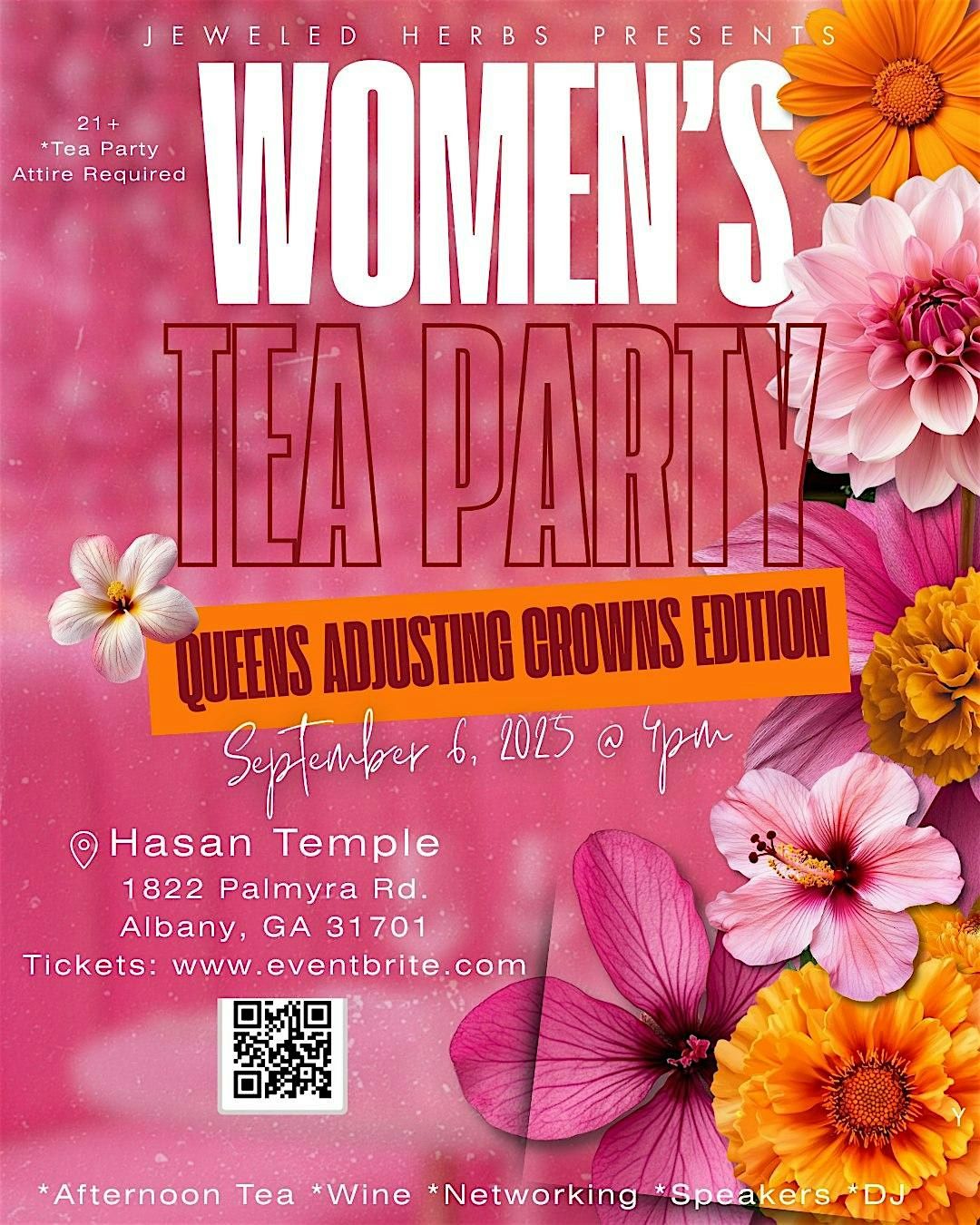 Women's Tea Party (Queens Adjusting Crowns)