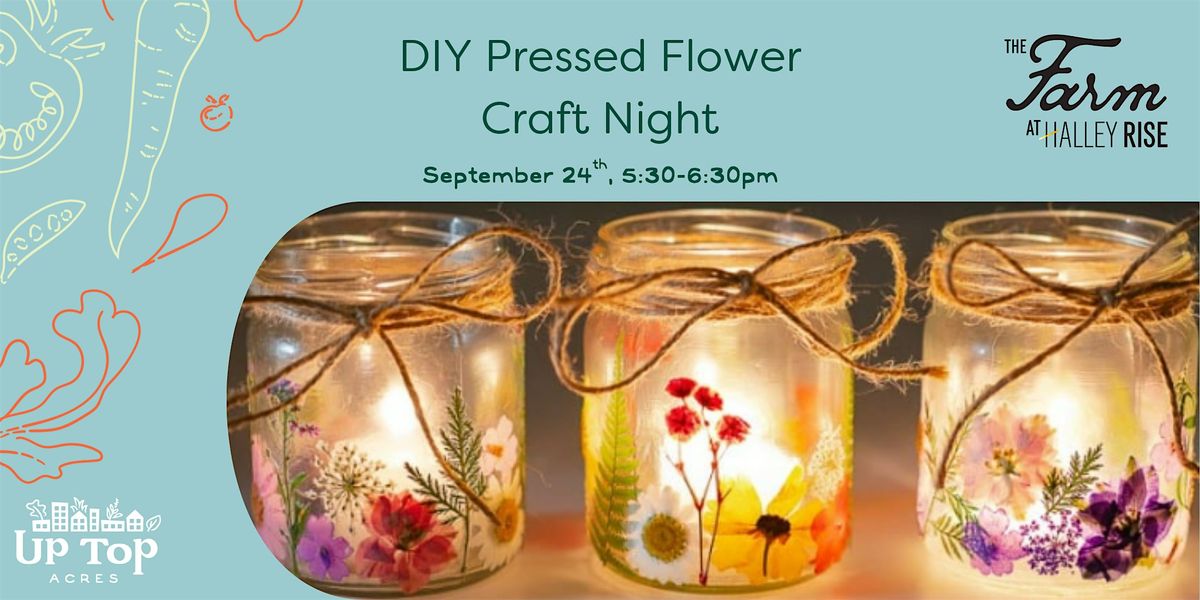 DIY Pressed Flower Craft Night