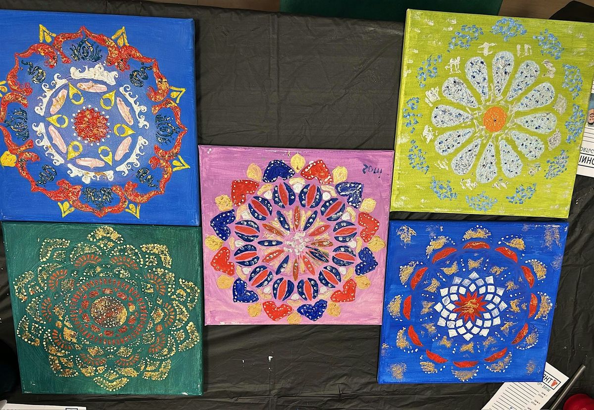 Mandala Paint and Sip with Art by Suchi