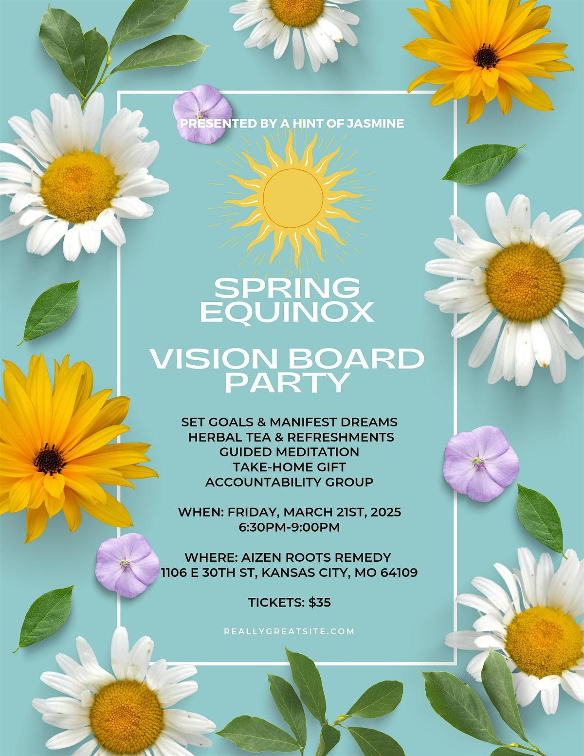 Spring Equinox Vision Board Party