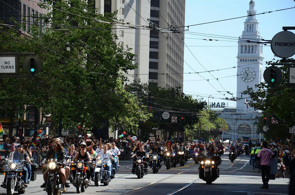 San Francisco Dykes on Bikes\u00ae Women's Motorcycle Contingent @ SF Pride 2025