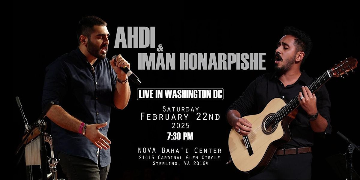 LIVE CONCERT - Ahdi & Iman Honarpishe - WASHINGTON DC Area