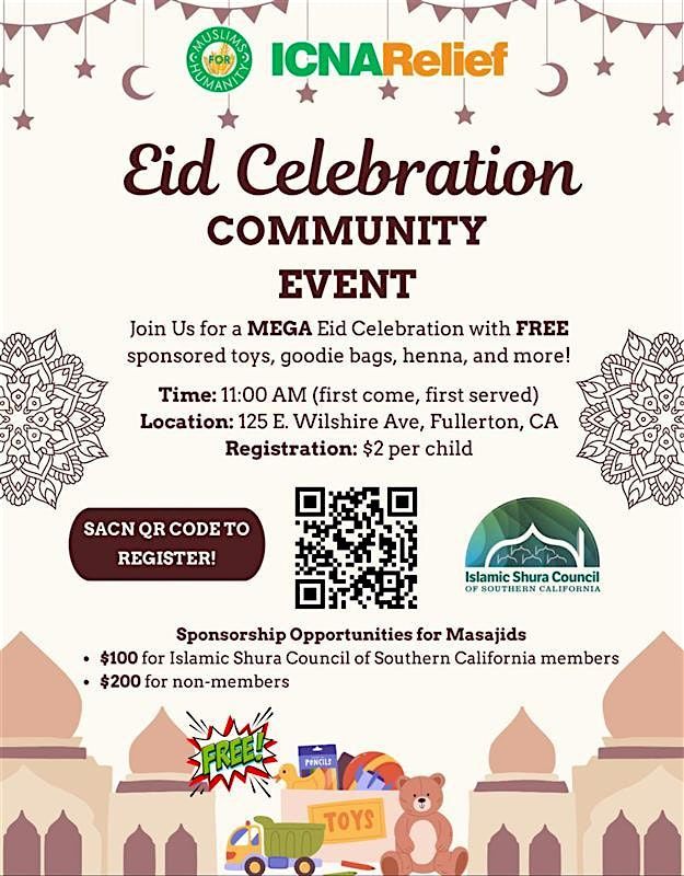 Eid Celebration Community Event - SoCal