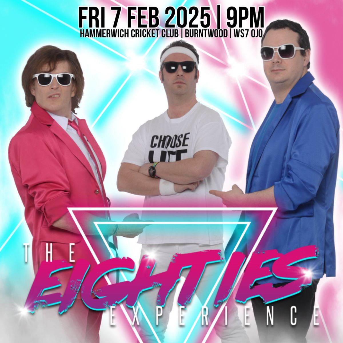 The Eighties Experience Band live at Hammerwich Cricket Club, Burntwood