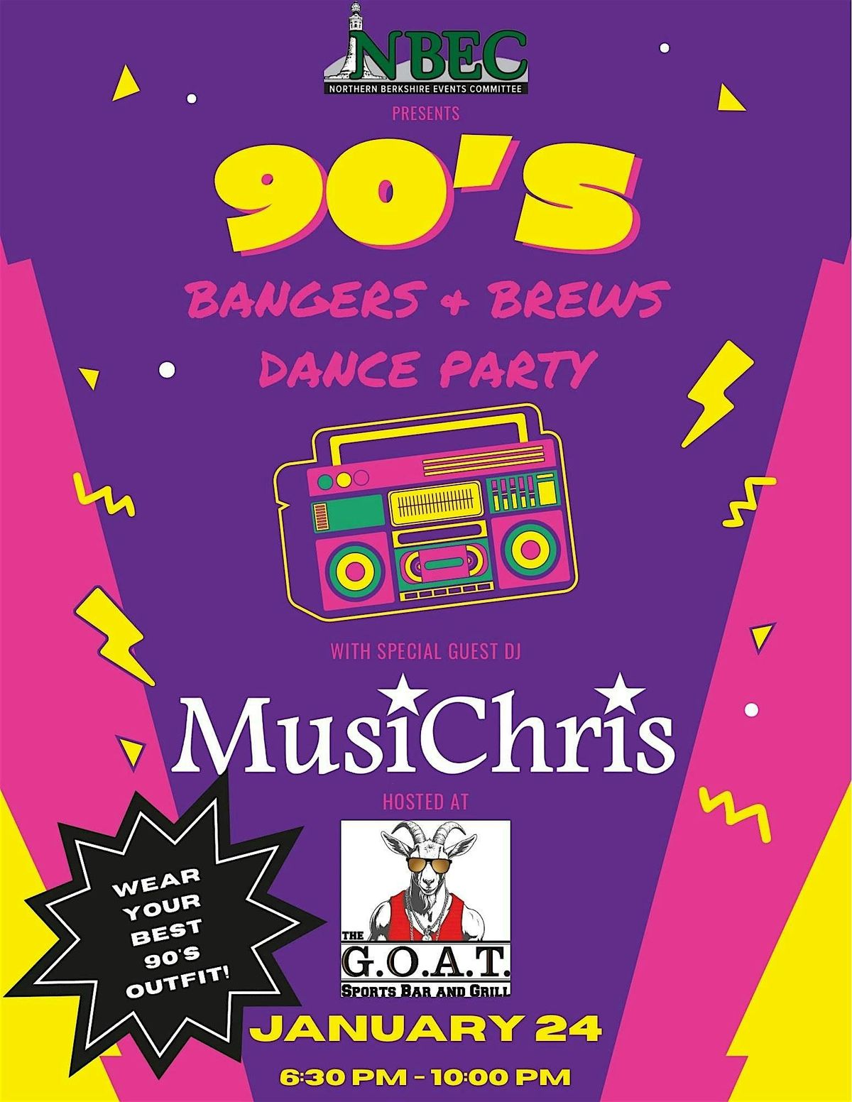 90\u2019s Bangers and Brews Dance Party