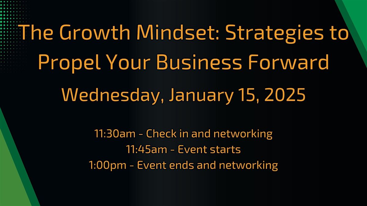 The Growth Mindset: Strategies to Propel Your Business Forward