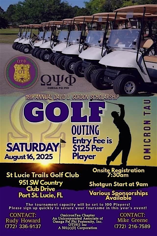 16th Annual David L. Gordon Scholarship Golf Outing