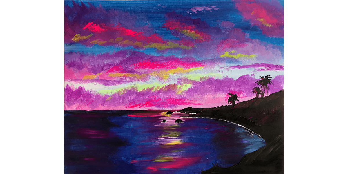 Laguna Sunset - Paint and Sip in Houston | Classpop!\u2122