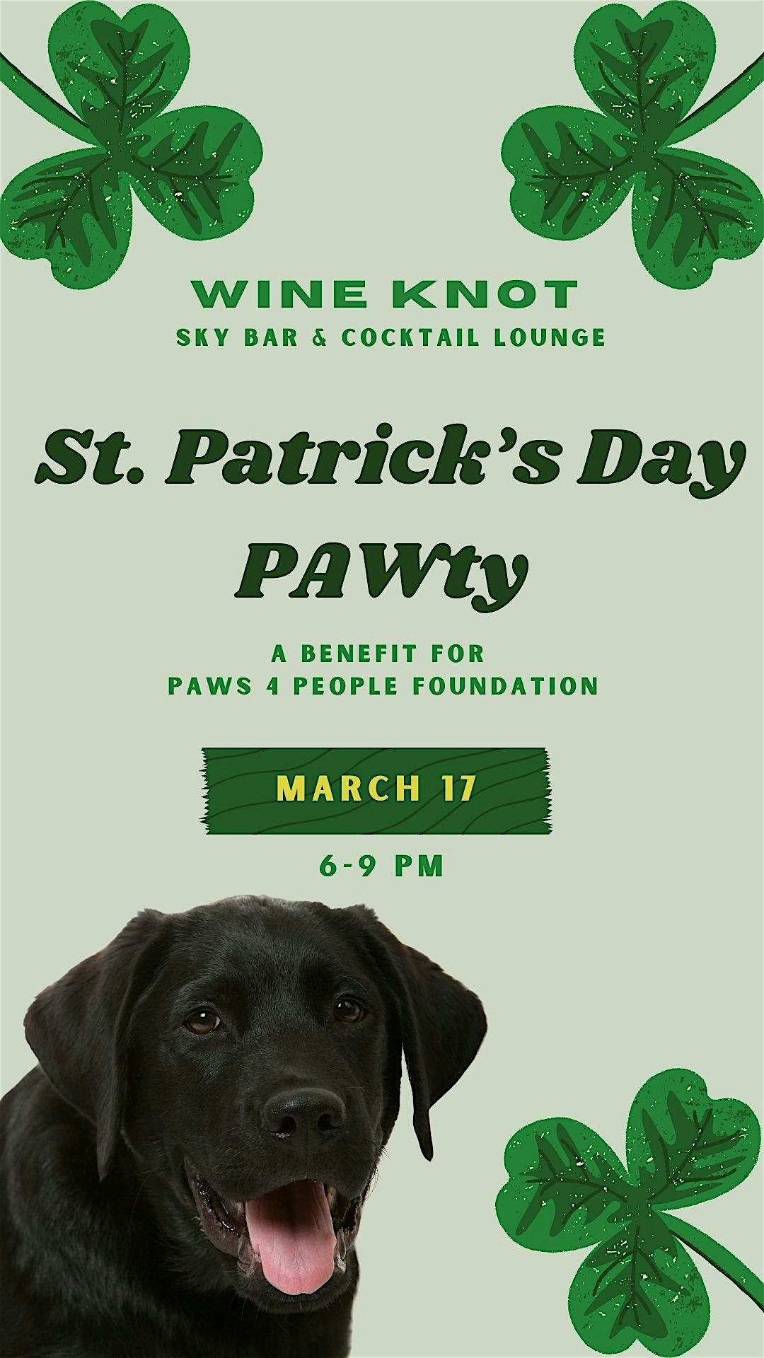 St. Patrick's Day PAWty - Benenfit for Paws 4 People