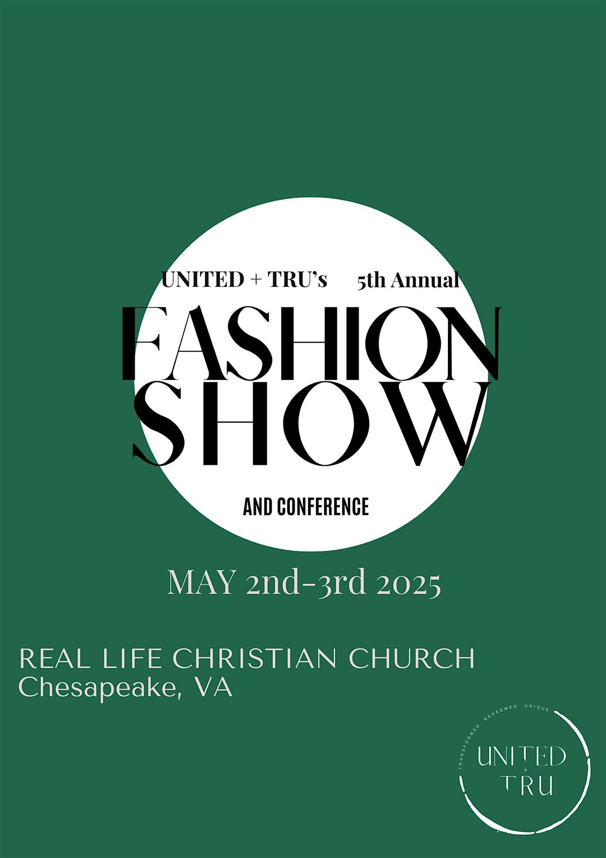 United + TRU  5th Annual Charity Fashion Show + Conference