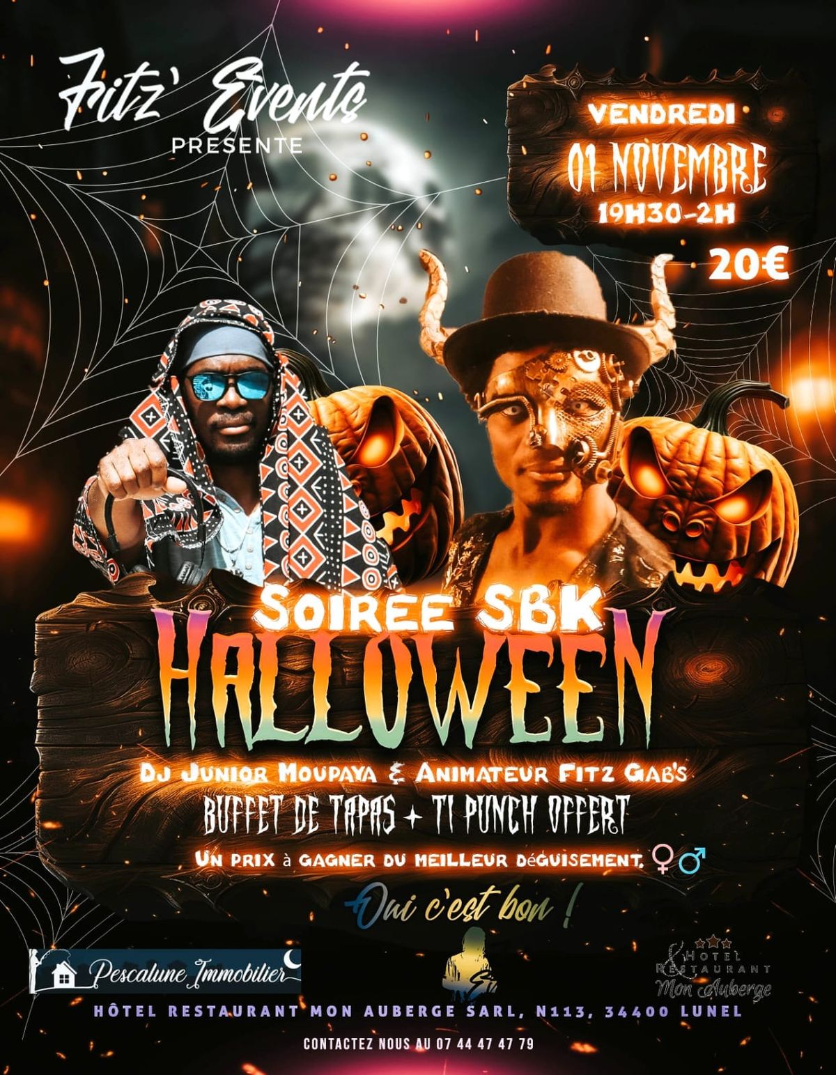 \ud83c\udf83 SOIR\u00c9E HALLOWEEN ASSOCIATION FITZ'EVENTS\ud83c\udf83