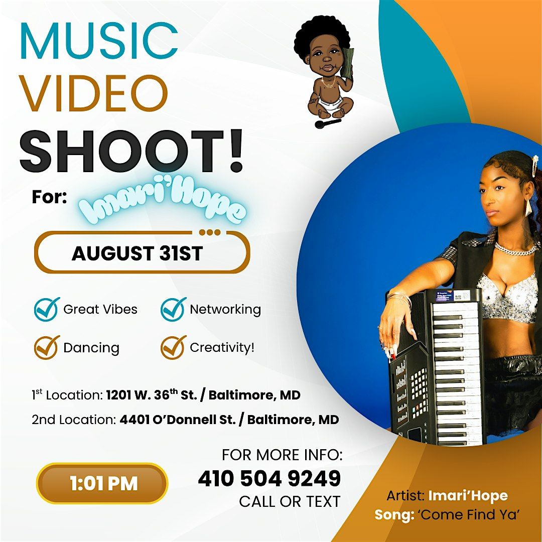 BIG MUSIC VIDEO SHOOT IN BALTIMORE with Imari'Hope!