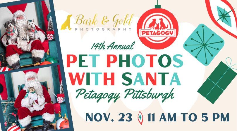 Pet Photos with Santa at Petagogy Pittsburgh