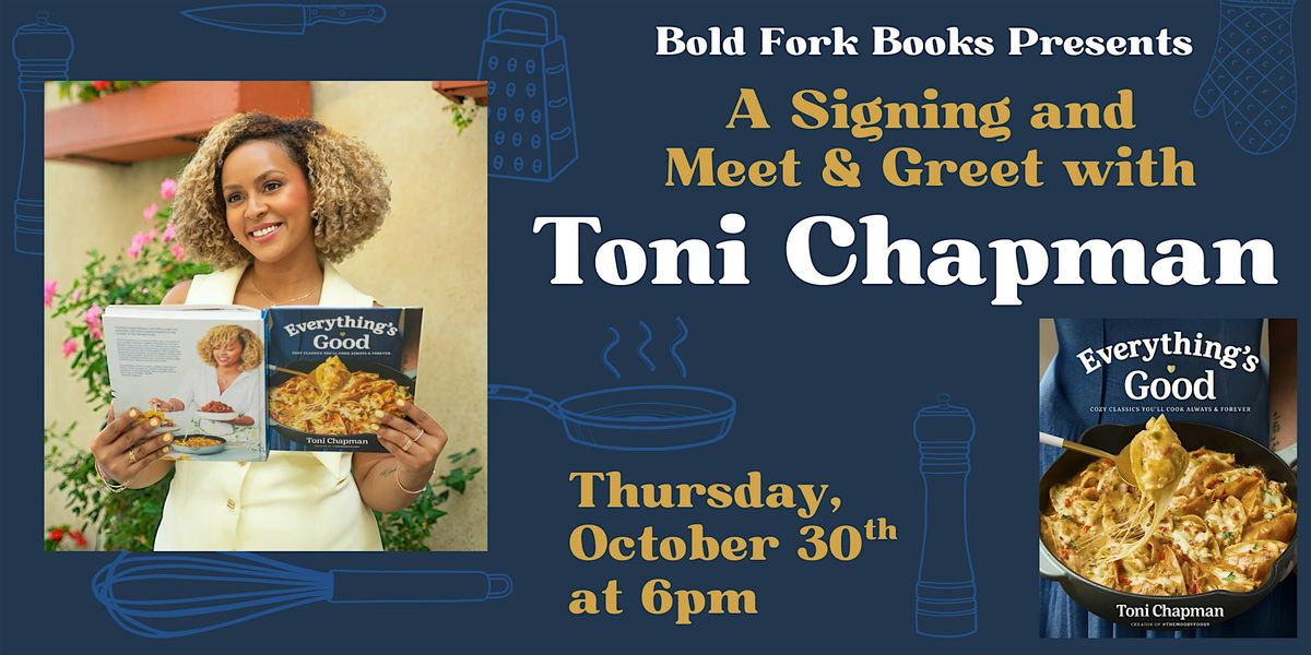 Meet & Greet with Toni Chapman: A Signing at Bold Fork Books