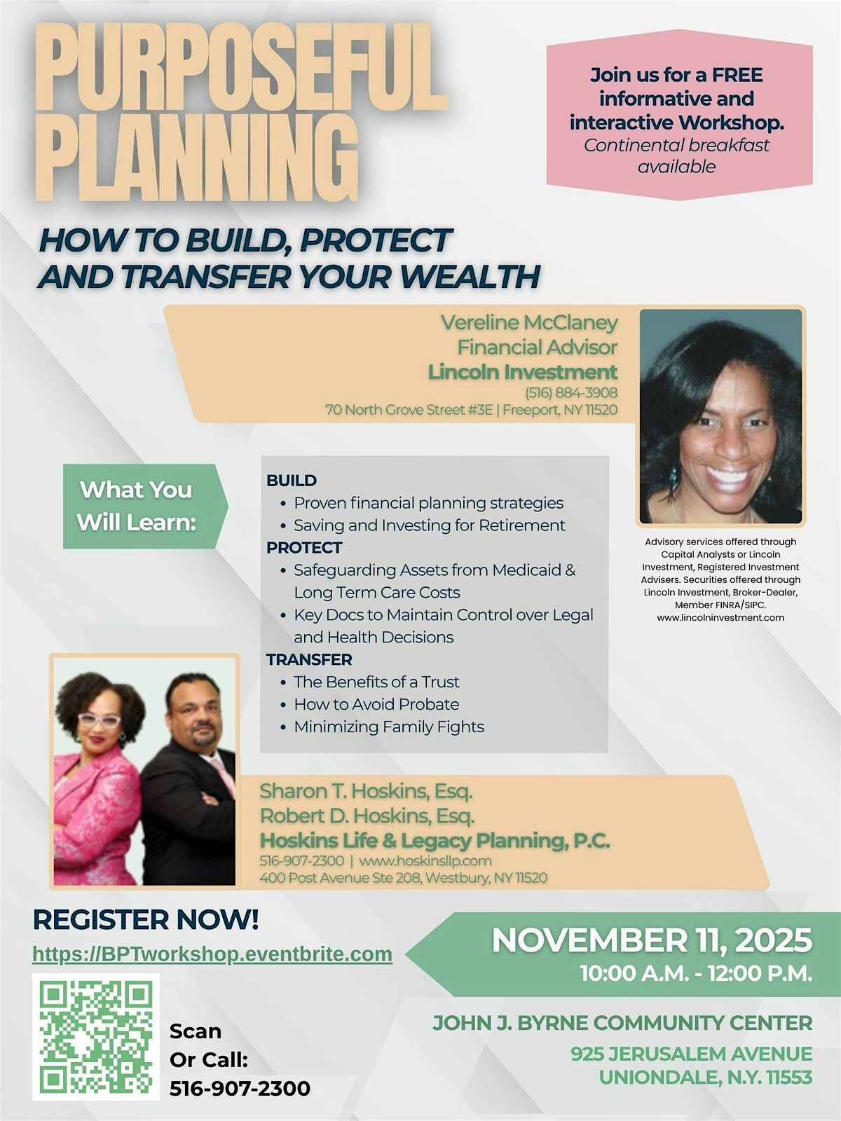 PURPOSEFUL PLANNING - How to Build, Protect and Transfer Your Wealth