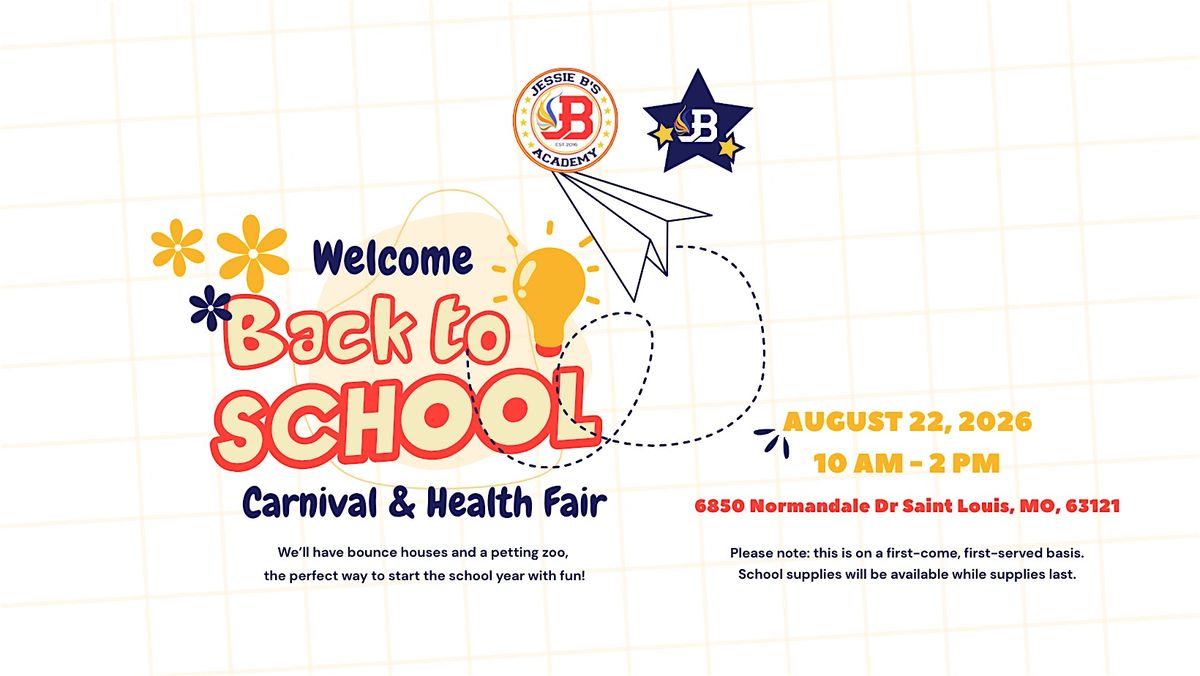 Welcome Back-to-School Carnival & Health Fair