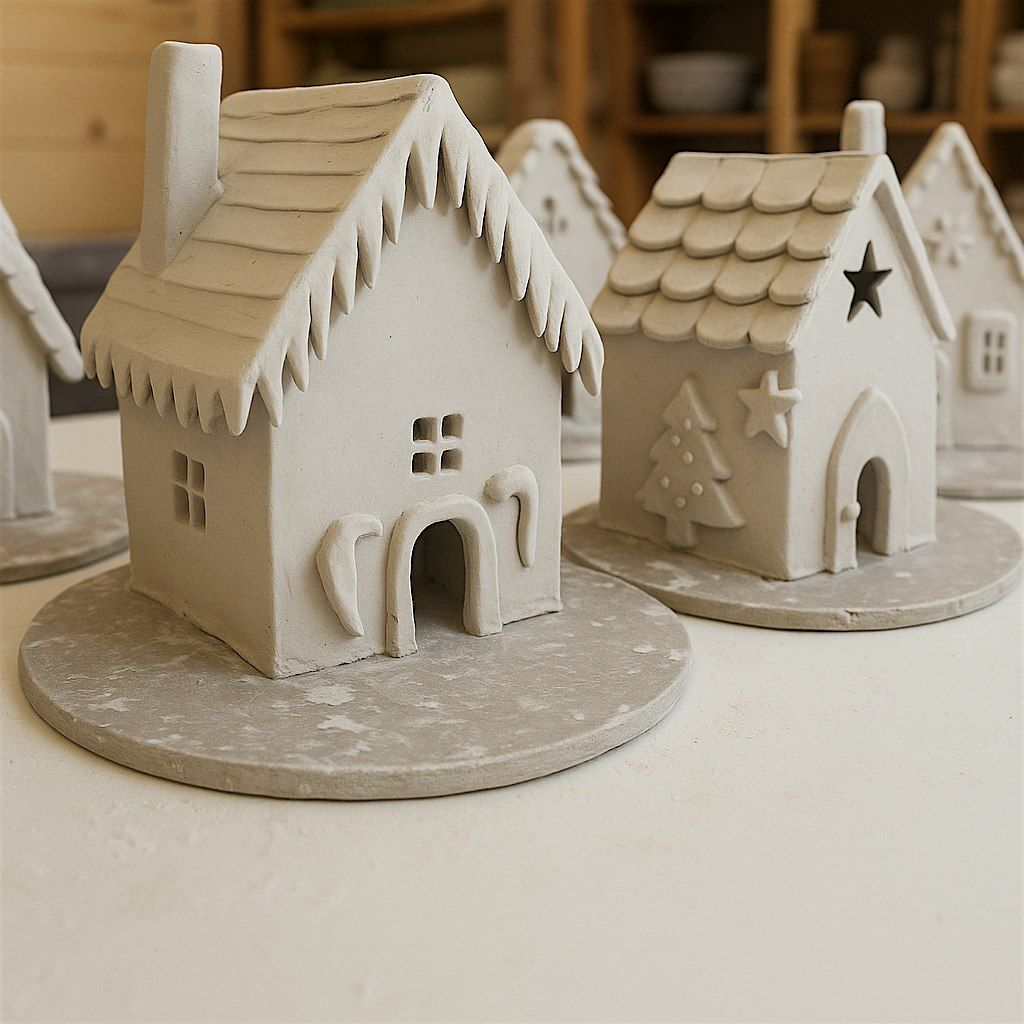 Craft Family: Making a Ceramic Gingerbread House