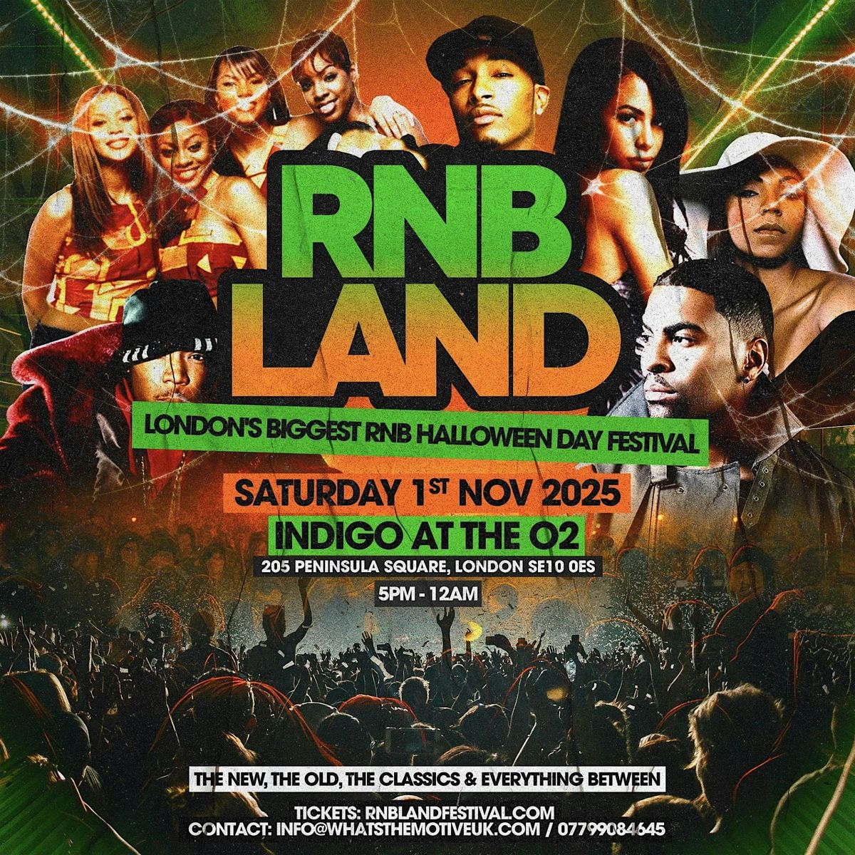 RNB LAND - Halloween RnB & Slow Jams Day Party (3000+ Ravers)