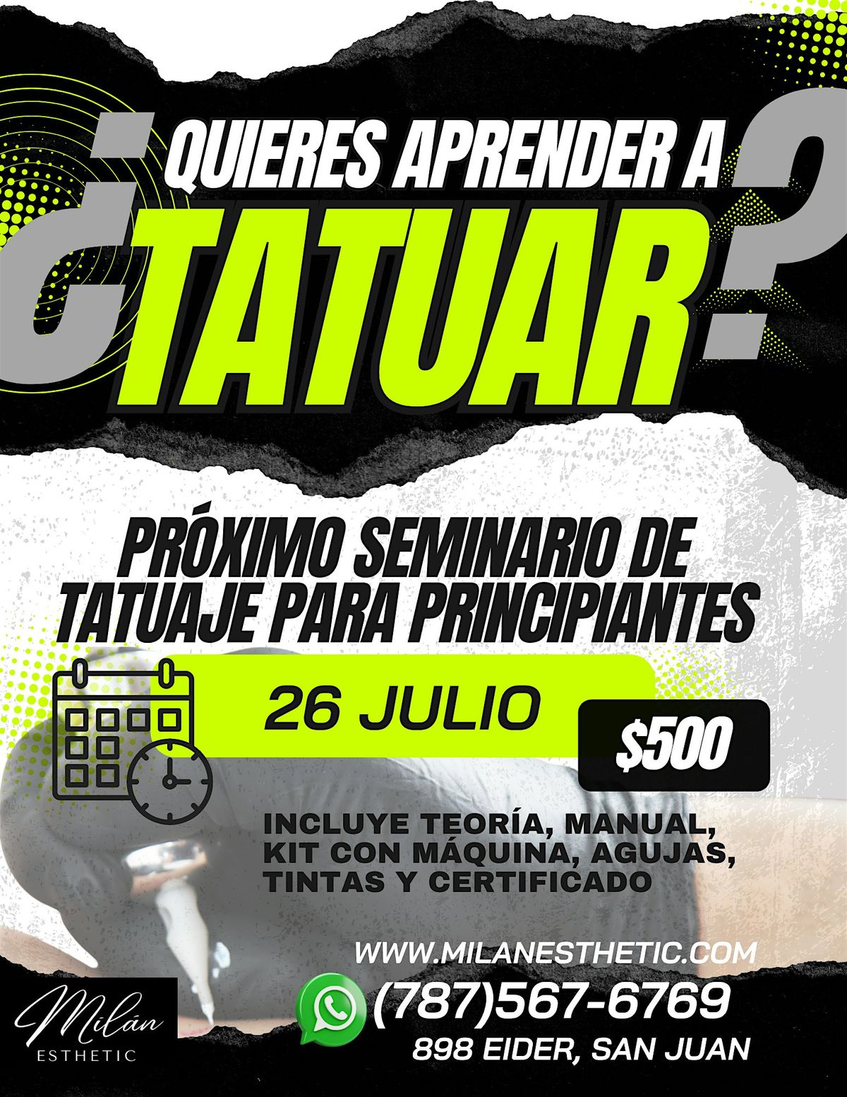 Taller de Tatuaje para Principiantes