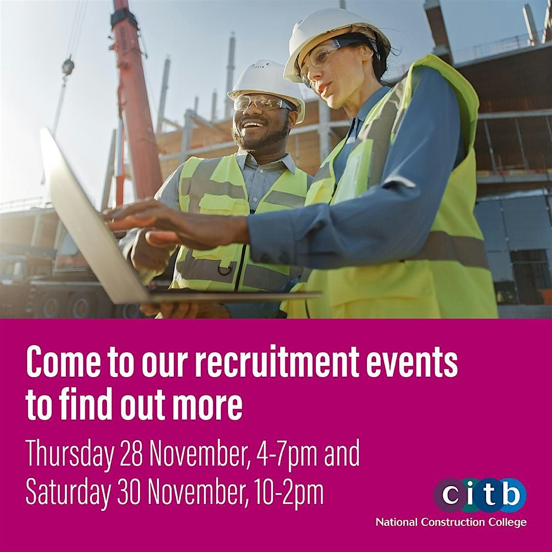 England South East (Erith) Recruitment Event 28 Nov