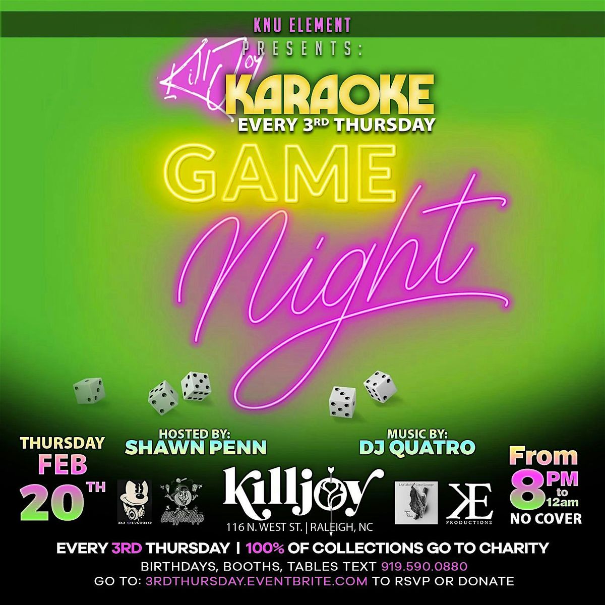 Karaoke 3rd Thursday's || NO COVER || 8pm-12am