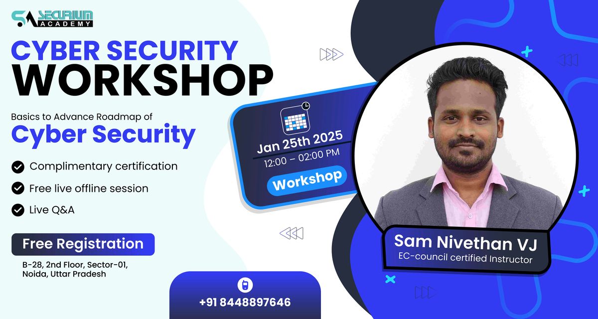 Join Our Cybersecurity Workshop(Offline)