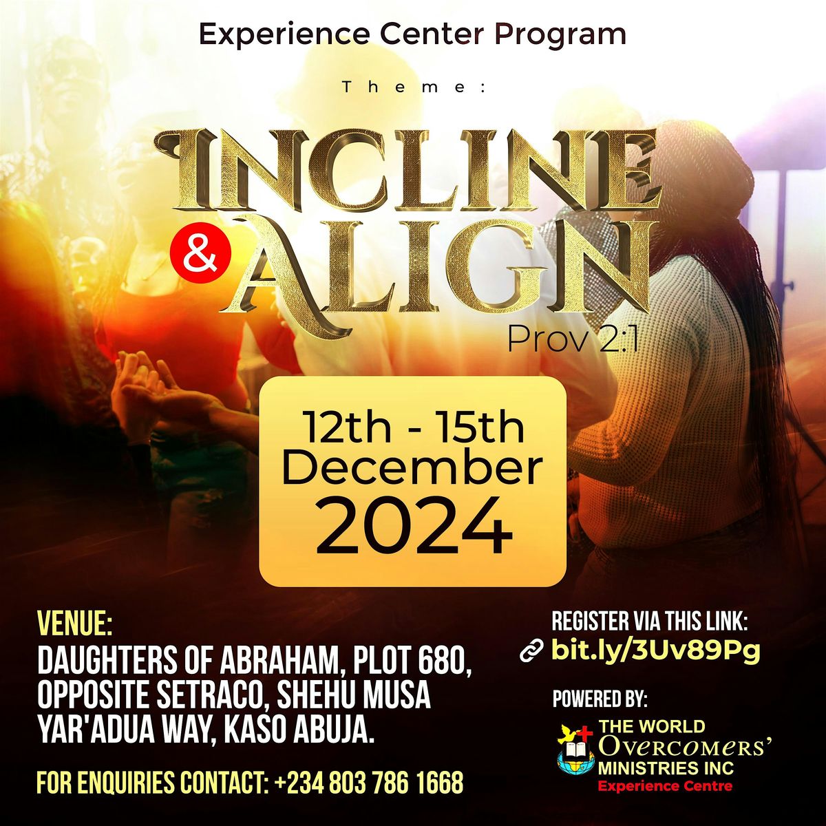 Incline and Align by The Experience Center Conference