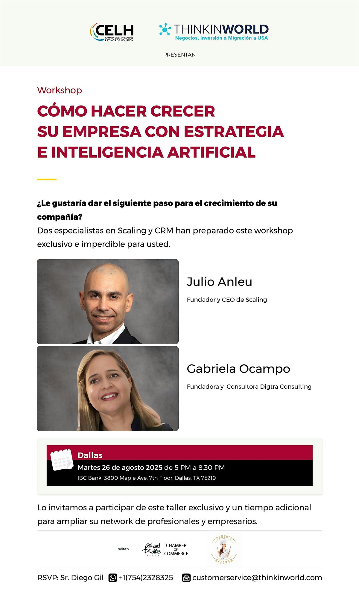 Como crecer  empresa con Estrategia e IA - Houston, TX