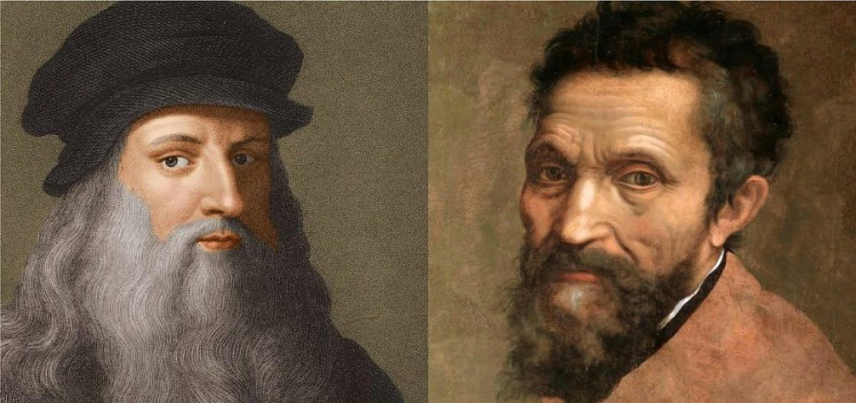 Leonardo da Vinci and Michelangelo Buonarroti: Rivals in Genius