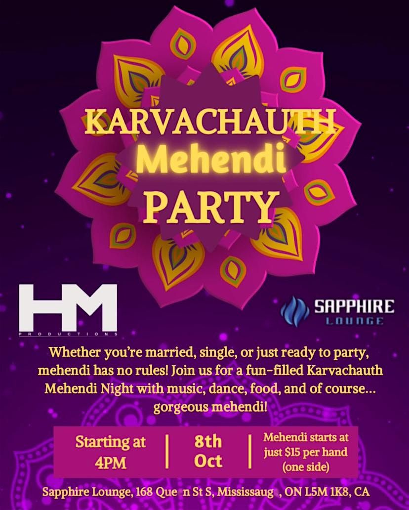 KARVACHAUTH MEHENDI PARTY