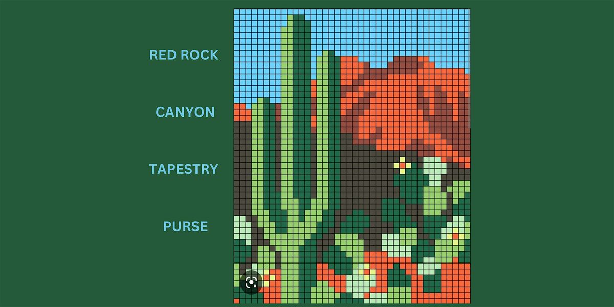 Cultural Crochet Masterclass - Red Rock Canyon Tapestry Purse