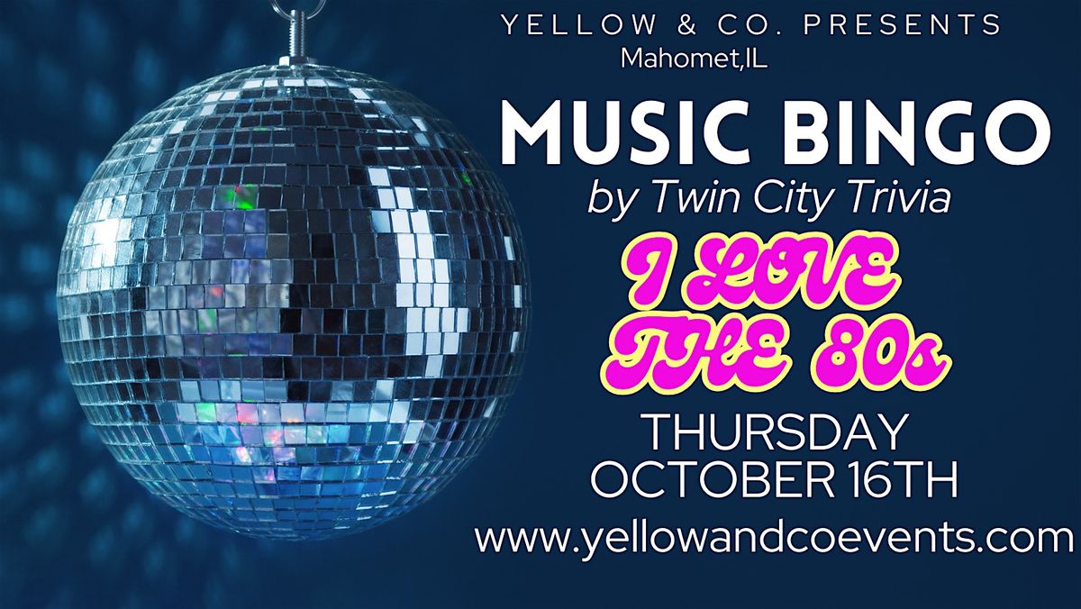 Music Bingo by Twin City Trivia @ Yellow & Co.
