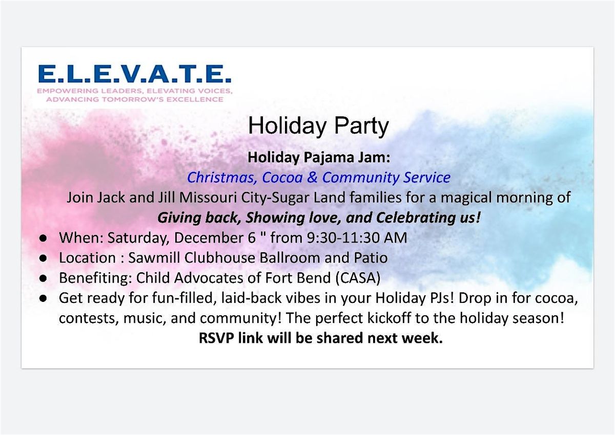 Holiday Pajama Jam
