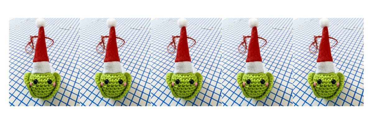 Crochet Christmas Sprouts