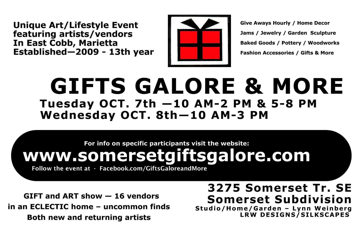 GIFTS GALORE and MORE
