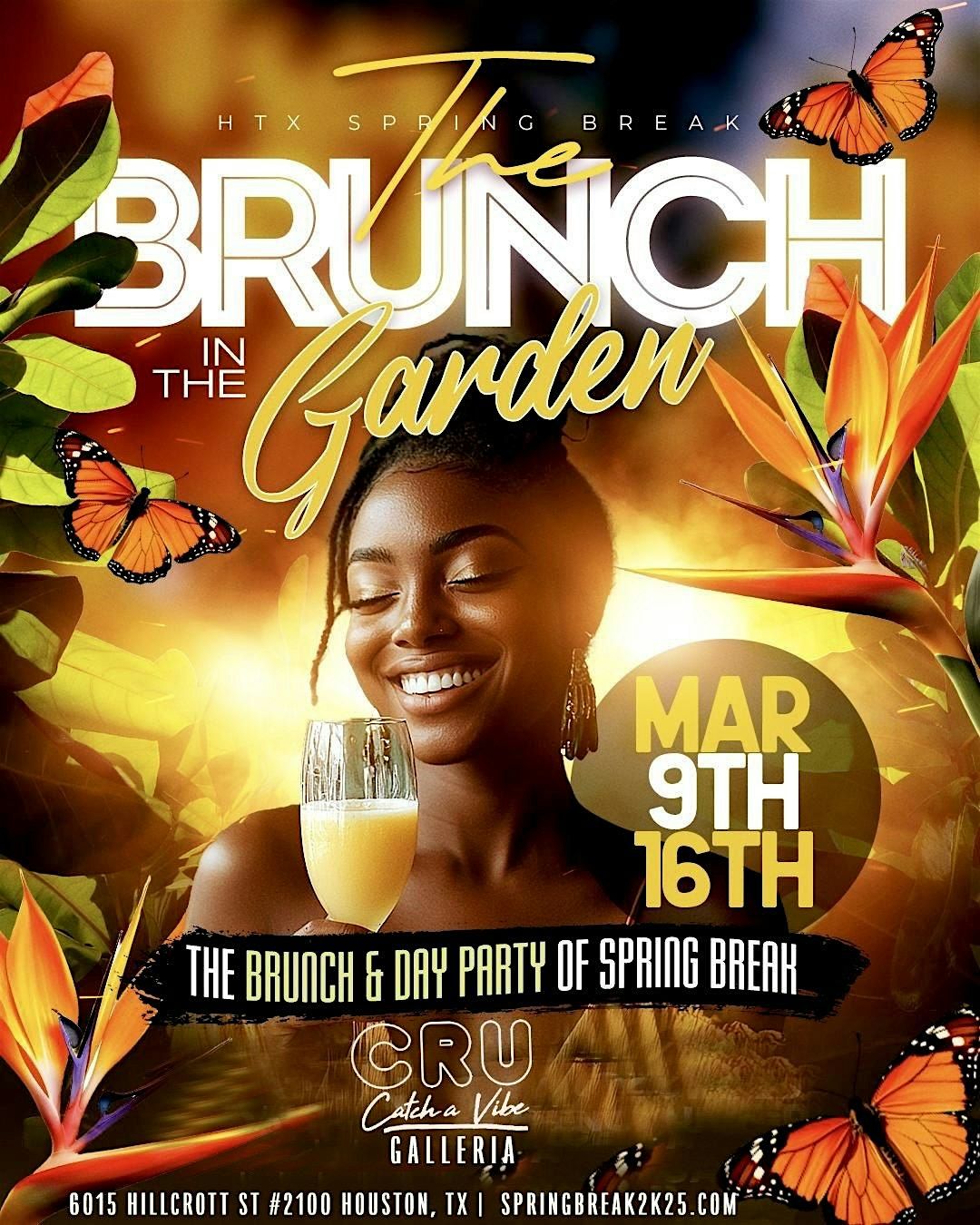 Brunch in the Garden x Houston Spring Break Day Party