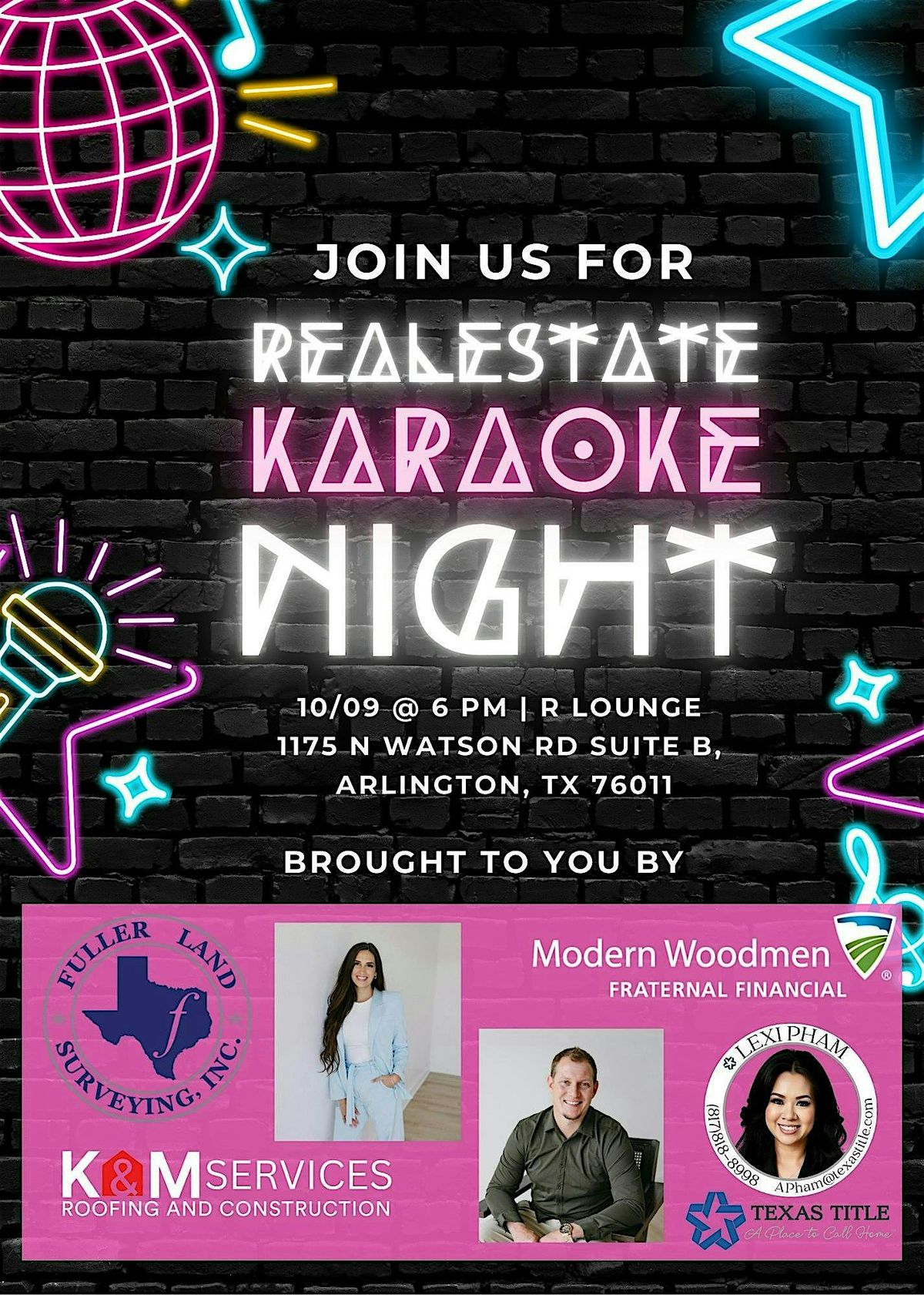 Real Estate Karaoke Night