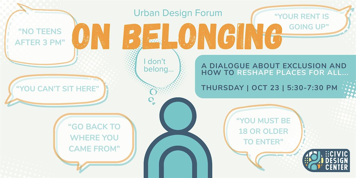 On Belonging: An Urban Design Forum